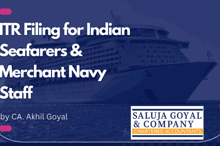 Blue White Patterns Digital Business Blog Banner_11zon itr filing for navy and seaman india