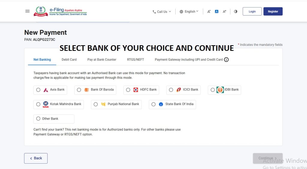 tax choice 